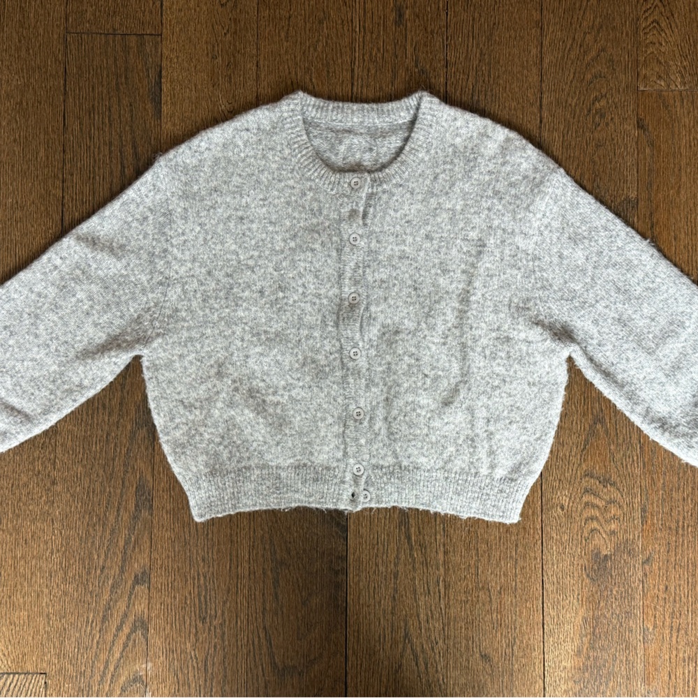 Daily Drills Light Gray Women's Cardigan